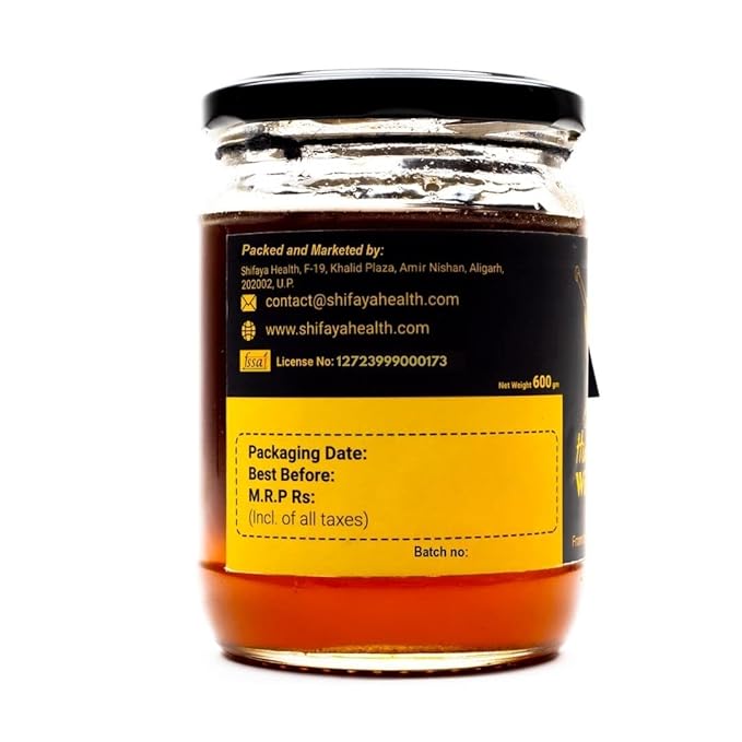Shifaya Health Himalayan Wild Honey From Uttarakhand Forests|100% Raw,Natural And Unprocessed Honey(600)