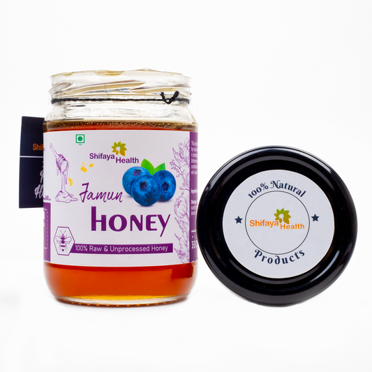 Pure Raw Jamun Honey – Natural & Unprocessed - 600 gm