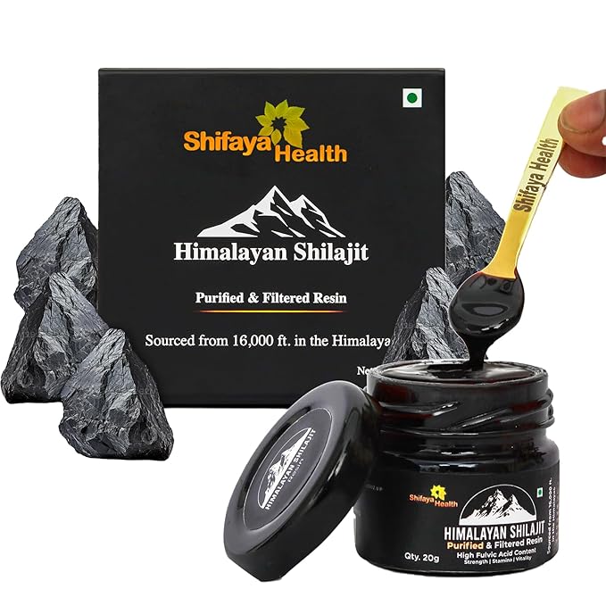 Pure Himalayan Shilajit Resin – 100% Authentic, Ayurvedic Supplement for Energy, Stamina & Men’s Health - 20 gm