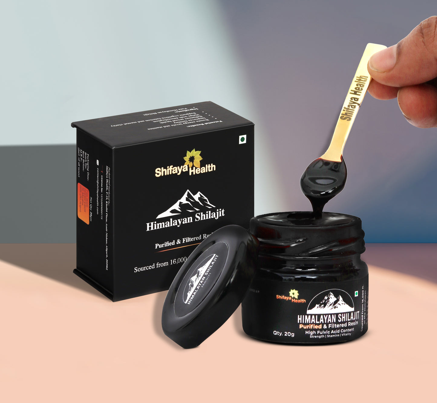 Pure Himalayan Shilajit Resin – 100% Authentic, Ayurvedic Supplement for Energy, Stamina & Men’s Health - 20 gm
