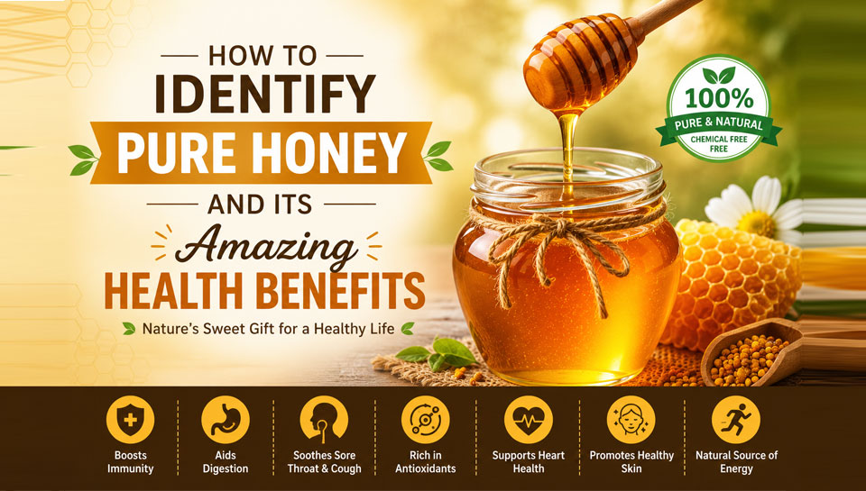 How to Identify Pure Honey and Its Amazing Health Benefits